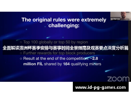 全面解读澳洲杯赛季安排与赛事时间全景指南及观赛要点深度分析篇